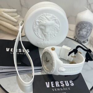Versus Versace Tokyo Silicone Lion Collection Watch & Storage Case